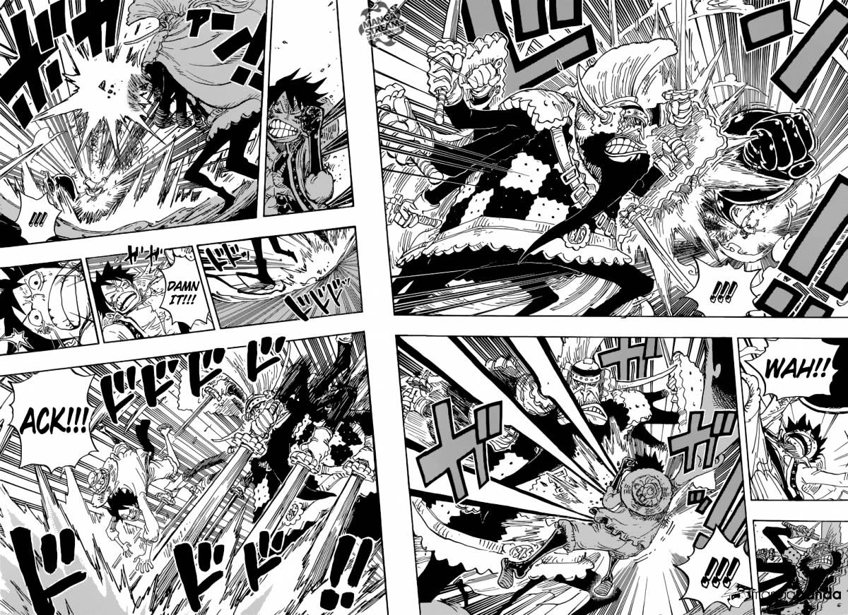 One Piece, Chapter 837 - Luffy vs Commander Cracker image 06