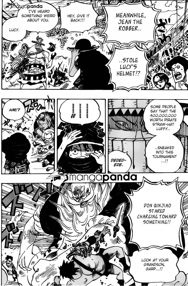 One Piece, Chapter 715 - Violent Fight In Block C image 18