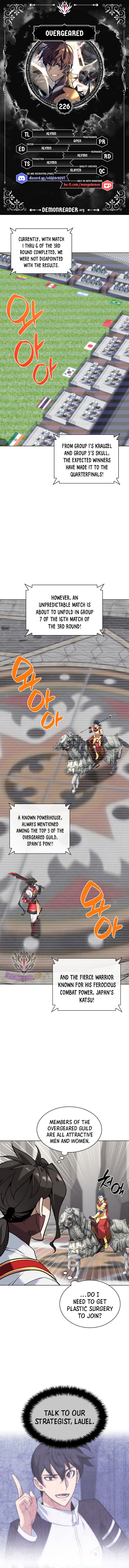 Overgeared, Chapter 226 Grid Vs Damian image 01
