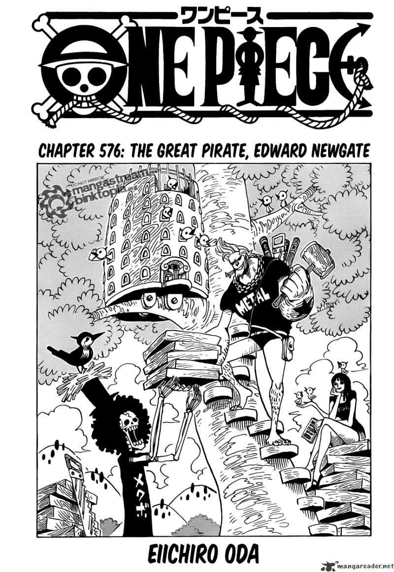 One Piece, Chapter 576 - The Great Pirate, Edward Newgate image 01