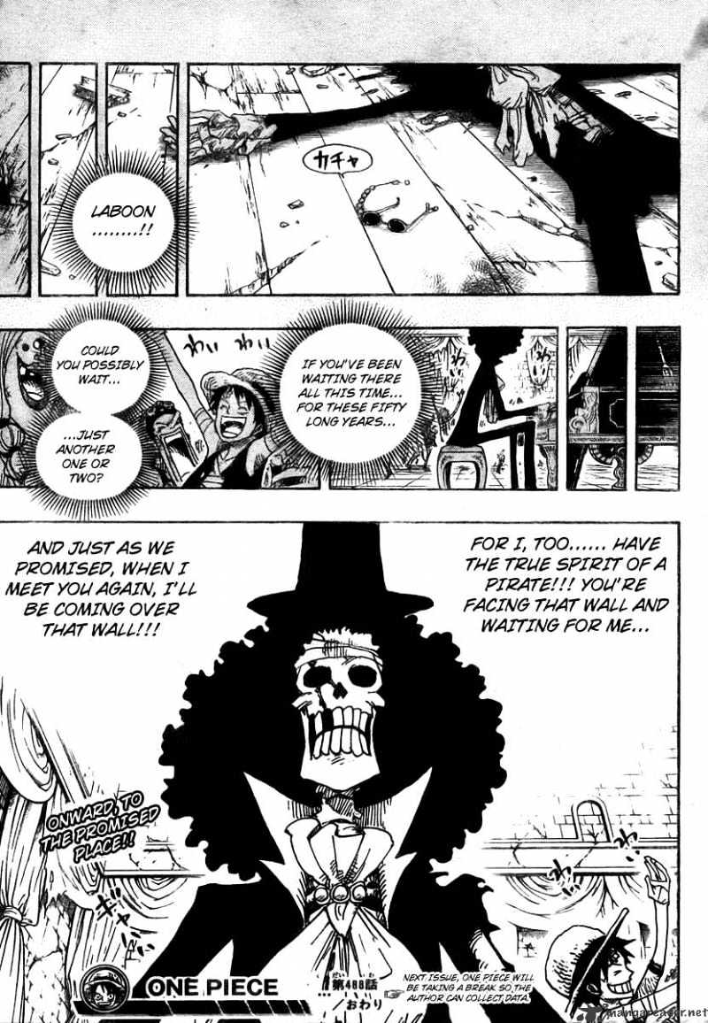 One Piece, Chapter 488 - Song of Life image 20
