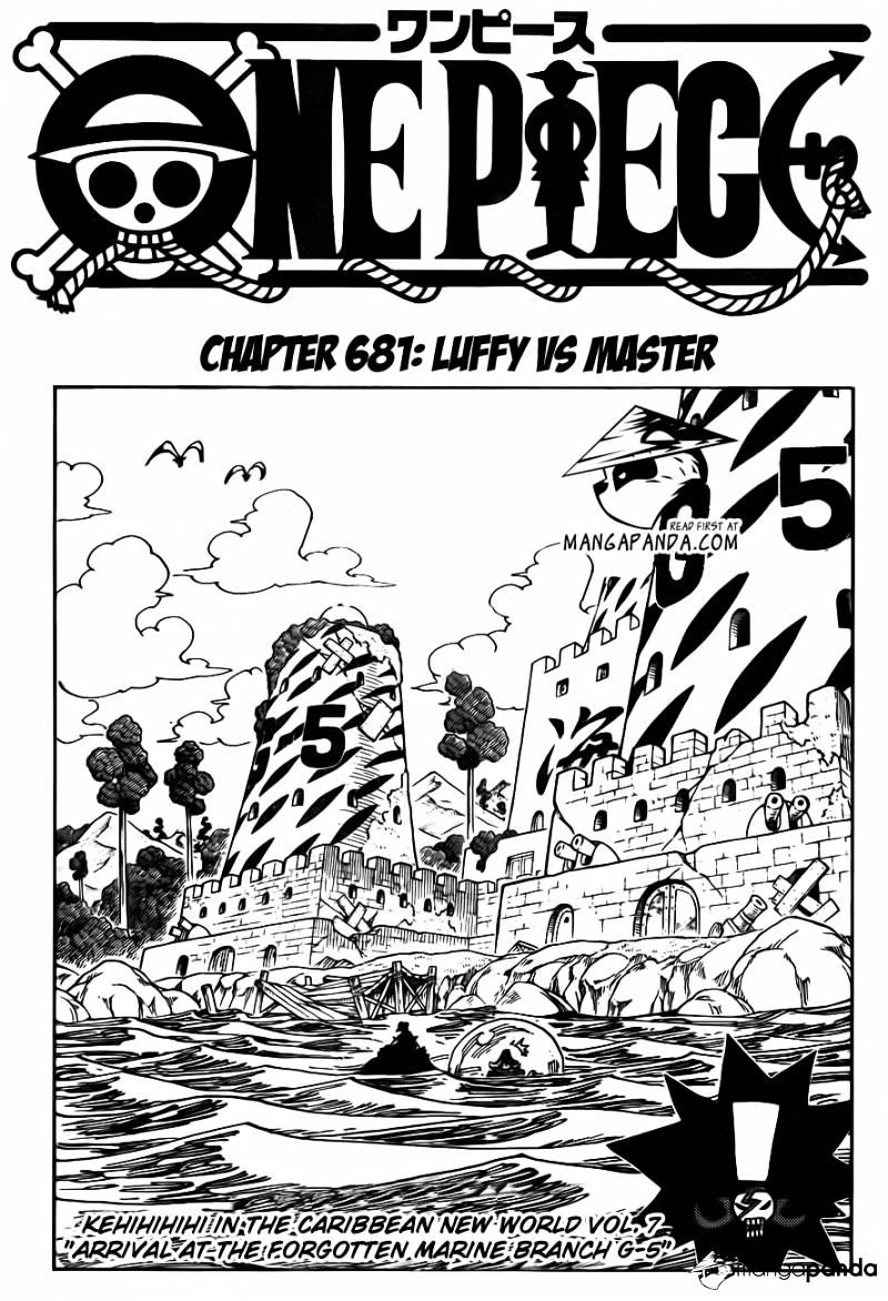 One Piece, Chapter 681 - Luffy vs. Master image 01