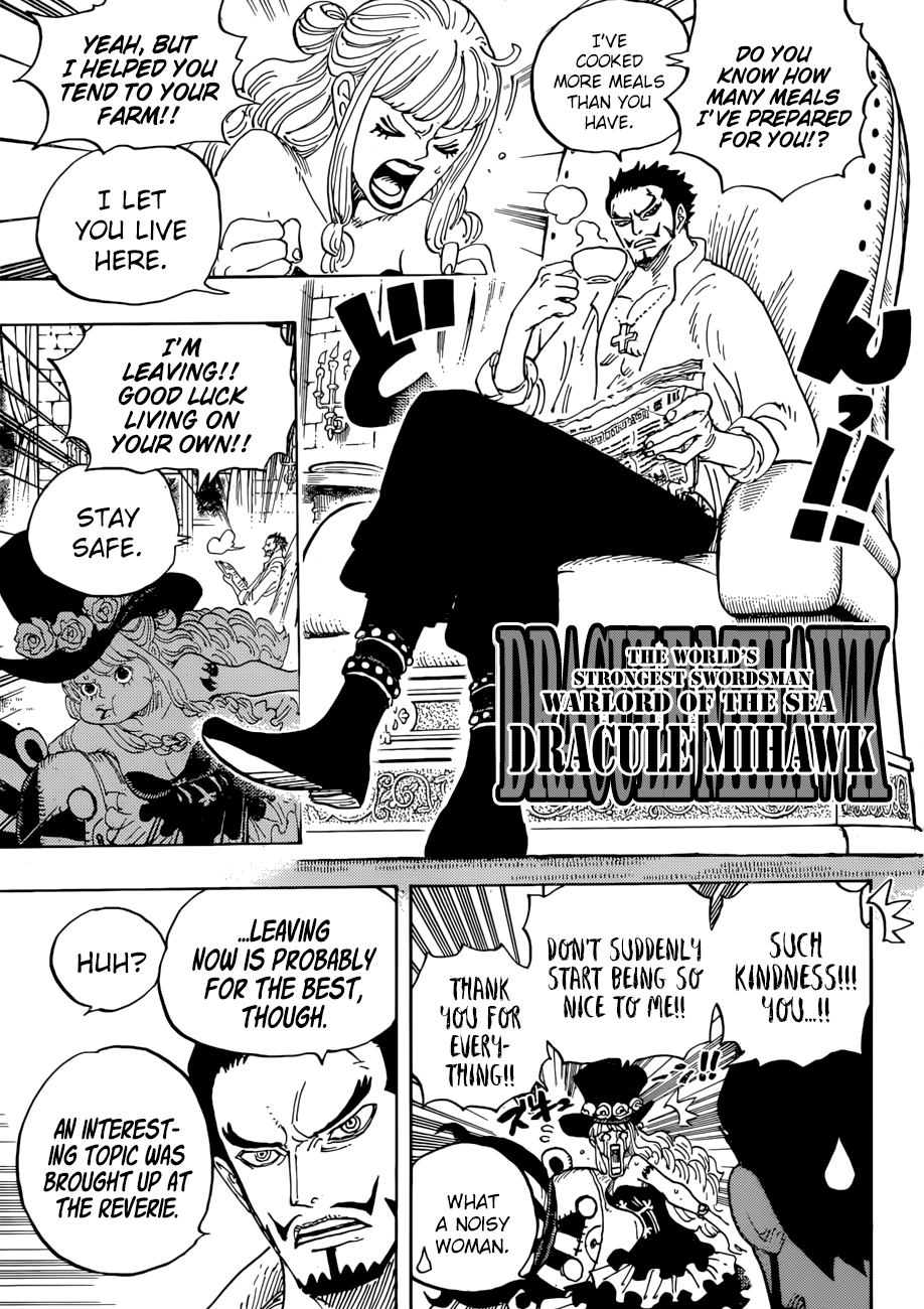 One Piece, Chapter 925 - The Blank image 04