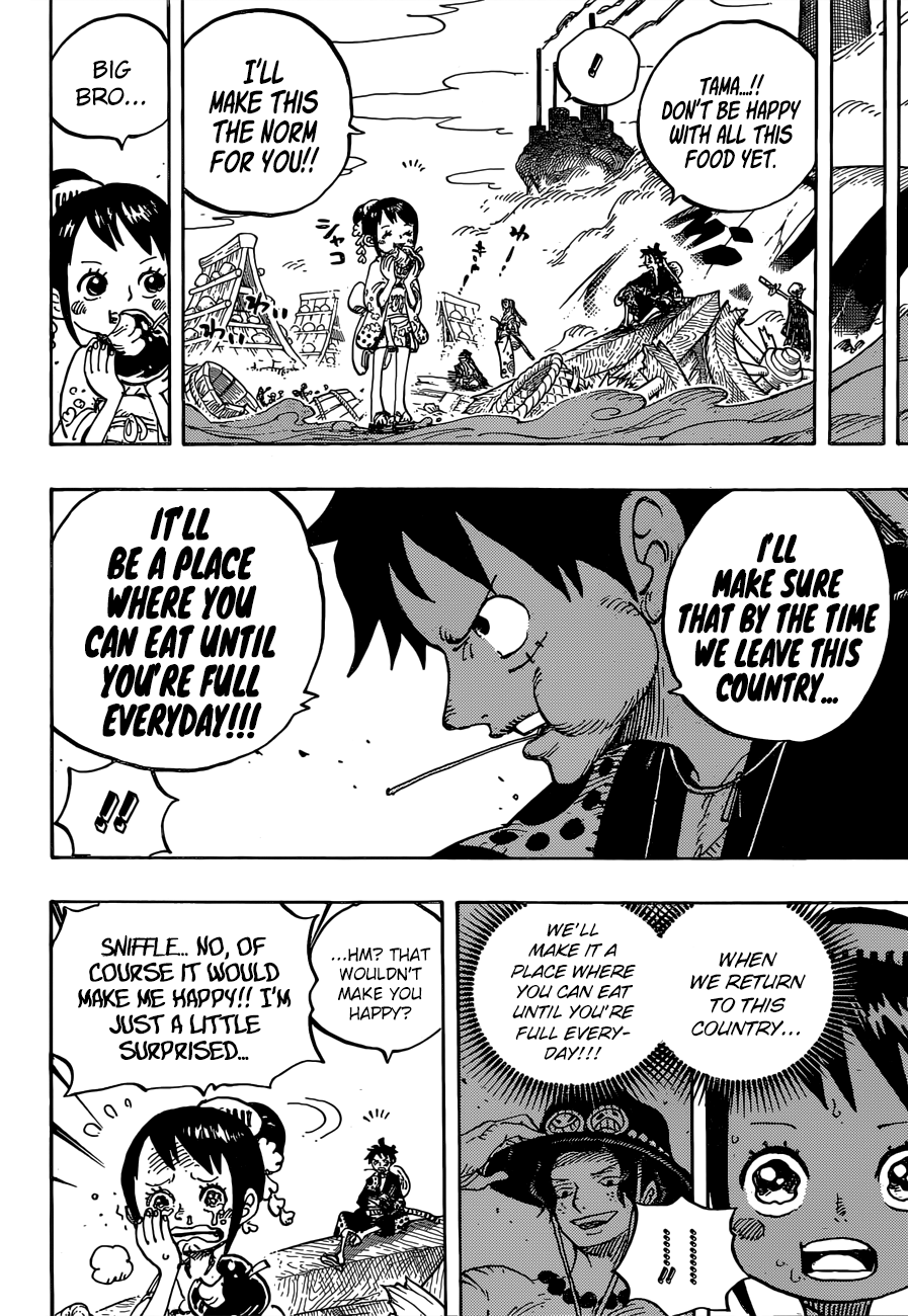 One Piece, Chapter 918 - Luffytaro Repays The Favour image 16