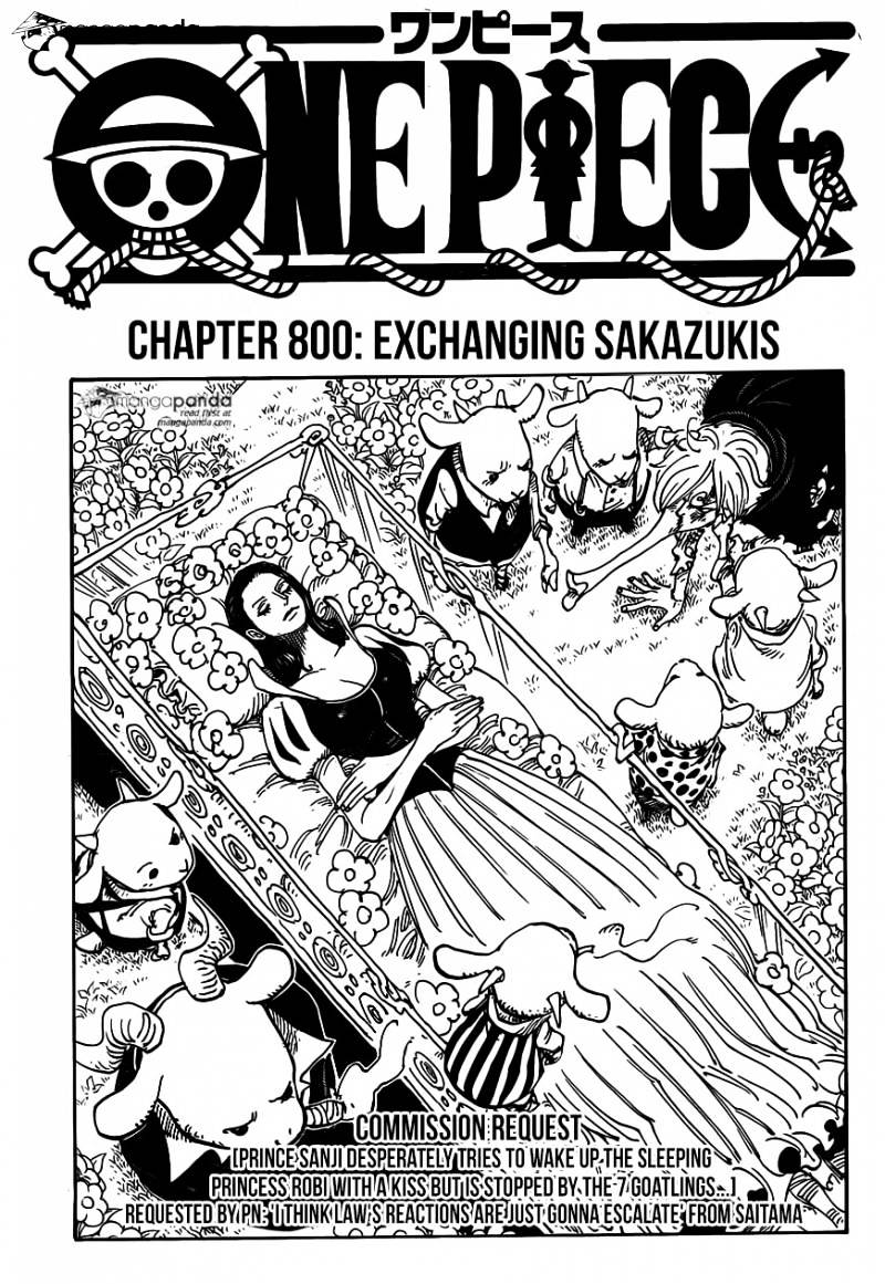 One Piece, Chapter 800 - Exchanging Sakazukis image 01