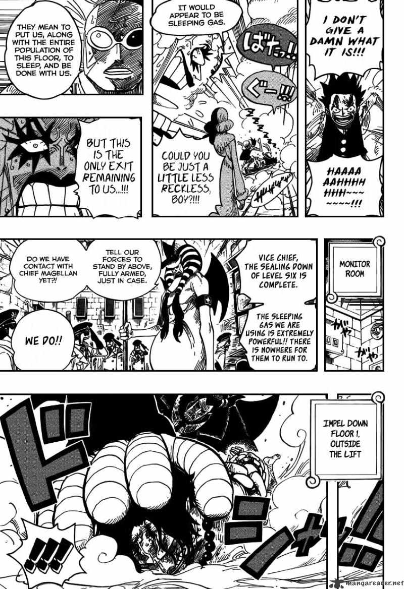 One Piece, Chapter 540 - Lv6 Infinte Hell image 08