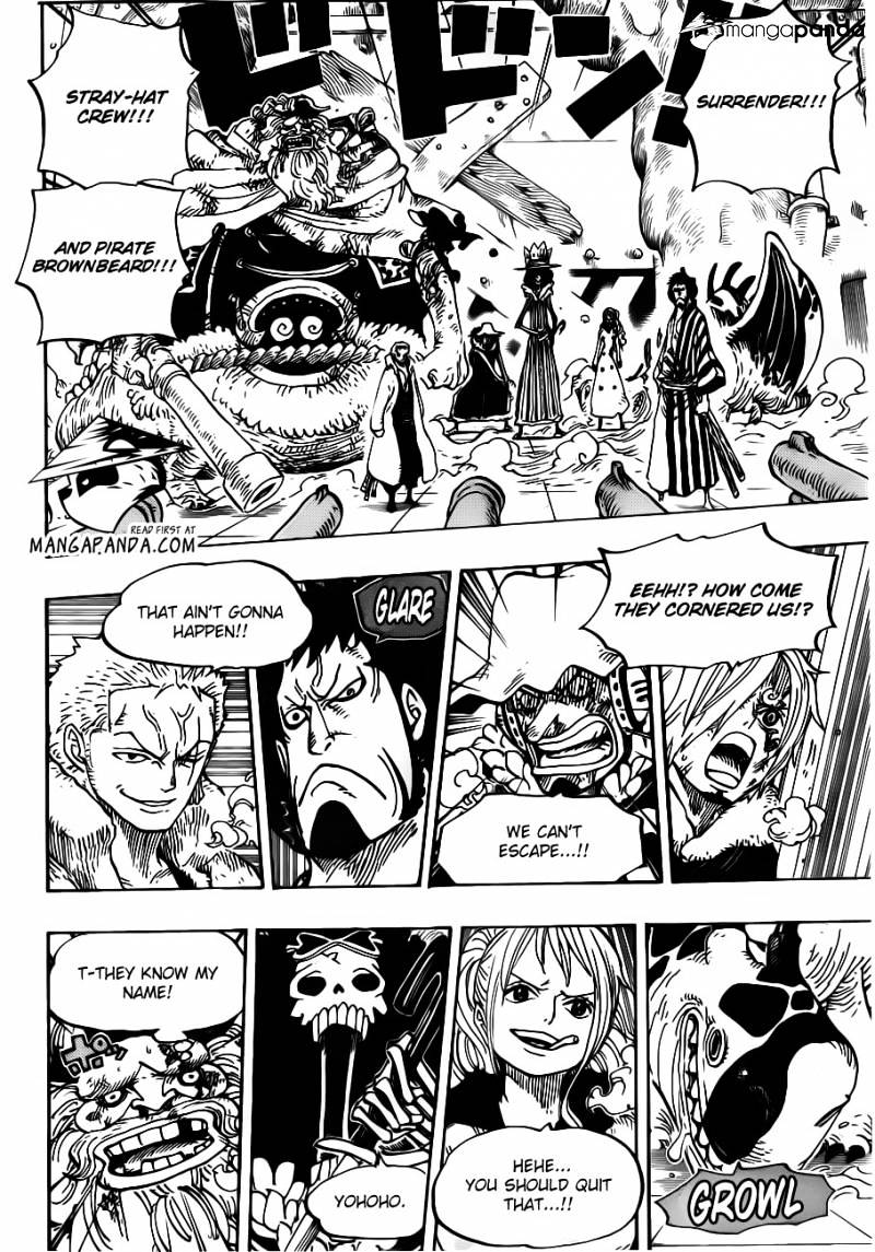 One Piece, Chapter 678 - Inside the lab, lobby of building A image 10
