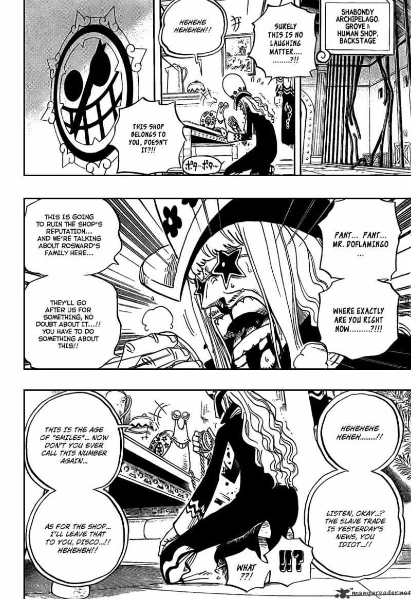 One Piece, Chapter 504 - Pirate Front Line on the Move!! image 06