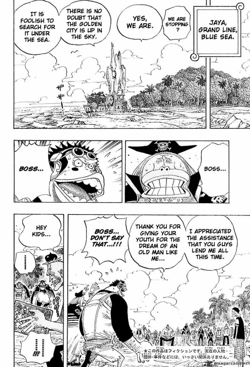 One Piece, Chapter 303 - The Pirates With Tones Of Gold image 02