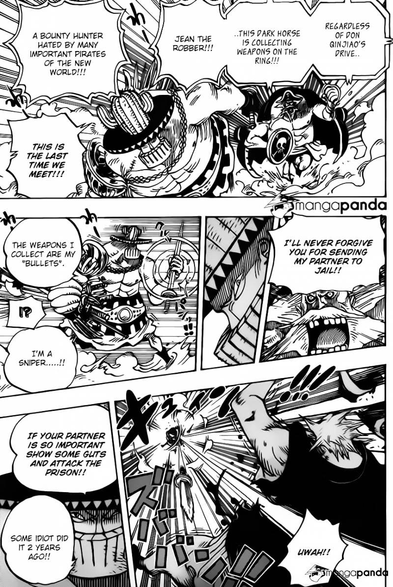 One Piece, Chapter 715 - Violent Fight In Block C image 11