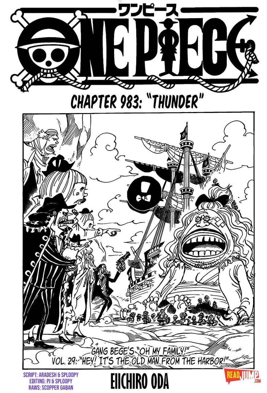One Piece, Chapter 983 image 01