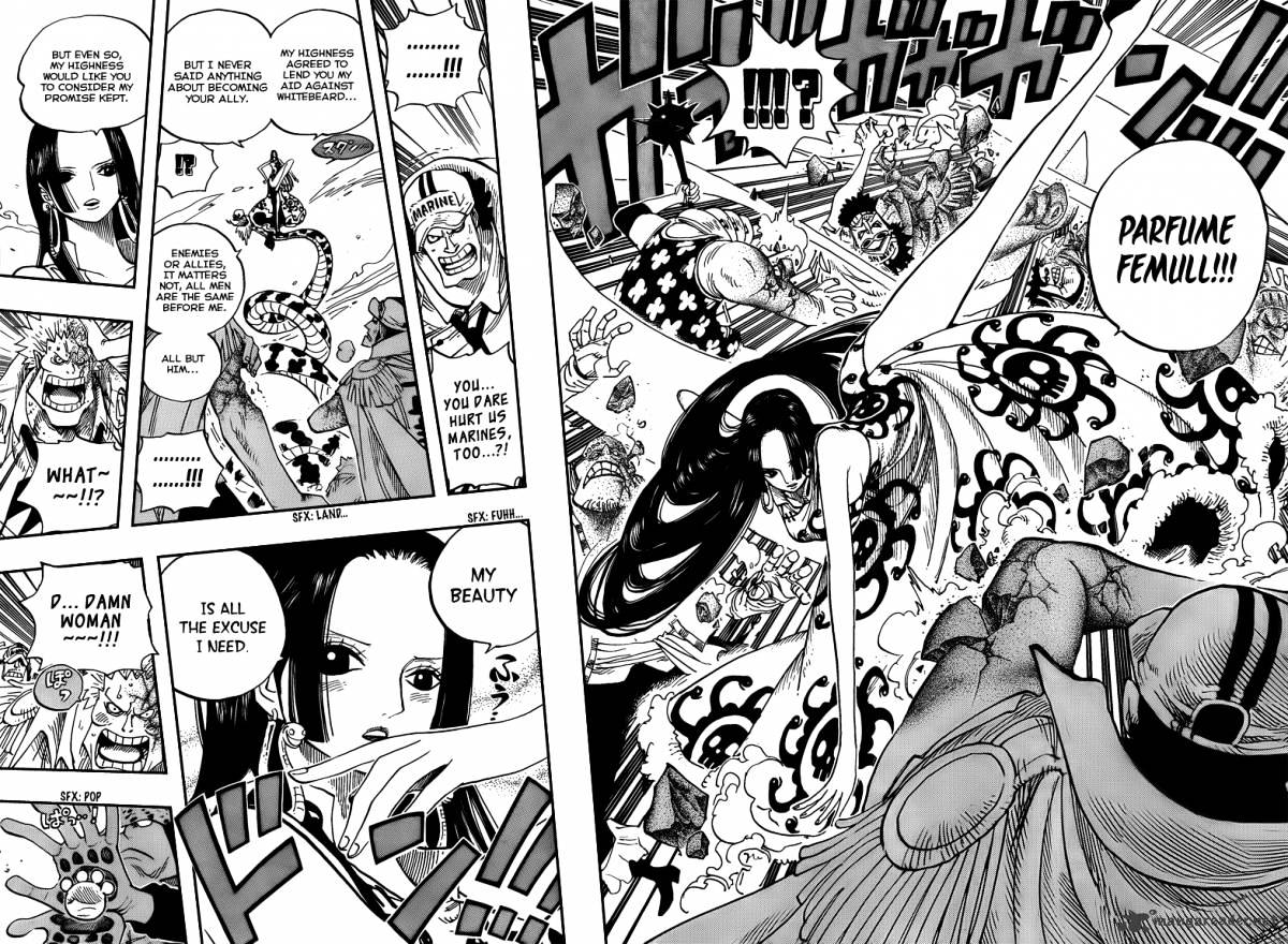 One Piece, Chapter 555 - Oars and his hat image 06