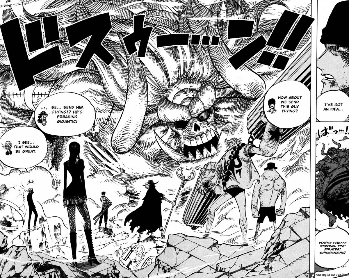 One Piece, Chapter 472 - Down image 02