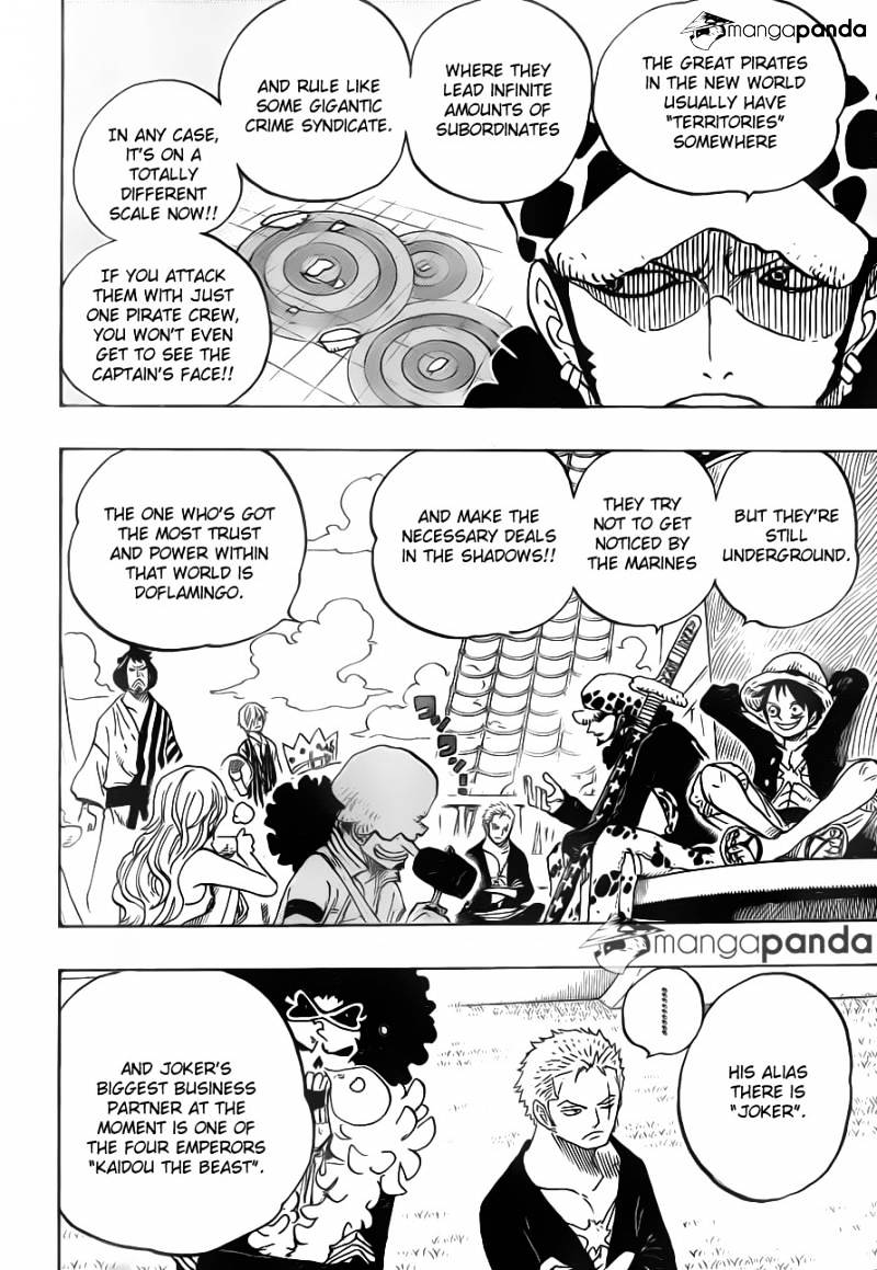 One Piece, Chapter 698 - Doflamingo Appears image 16
