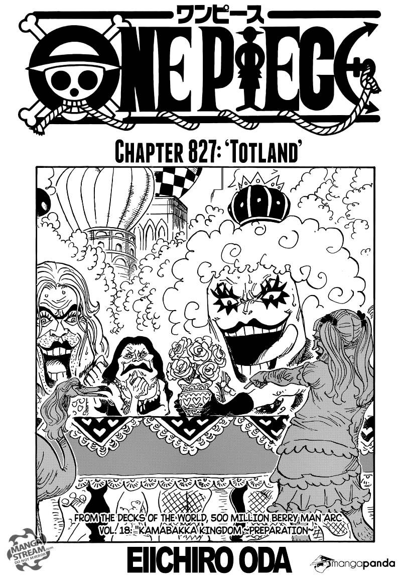 One Piece, Chapter 827 - Totland image 01
