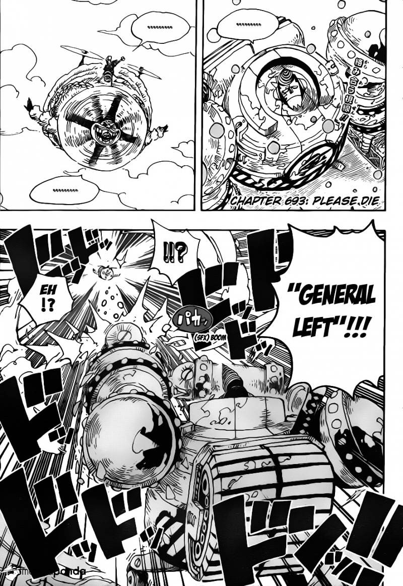 One Piece, Chapter 693 - Please Die image 05