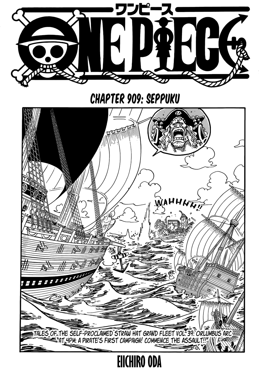 One Piece, Chapter 909 - Seppuku image 01