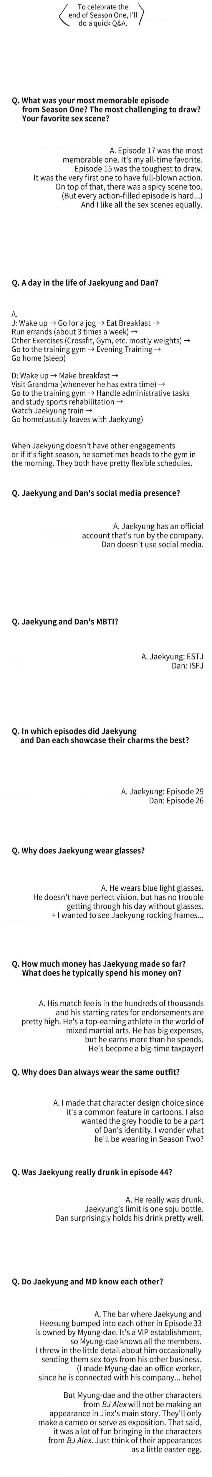 Jinx, Chapter 53.1 - Season 1 Creator