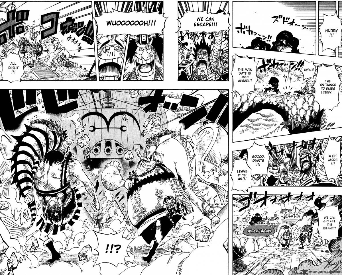 One Piece, Chapter 424 - Escape Ship image 04