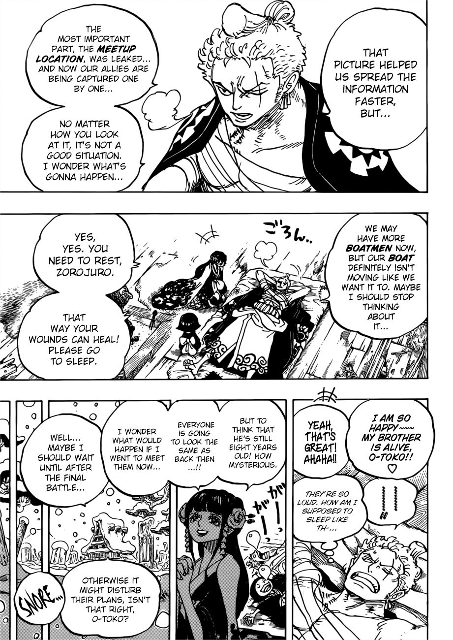 One Piece, Chapter 939 - An Old Hyourse Knows The Way image 08