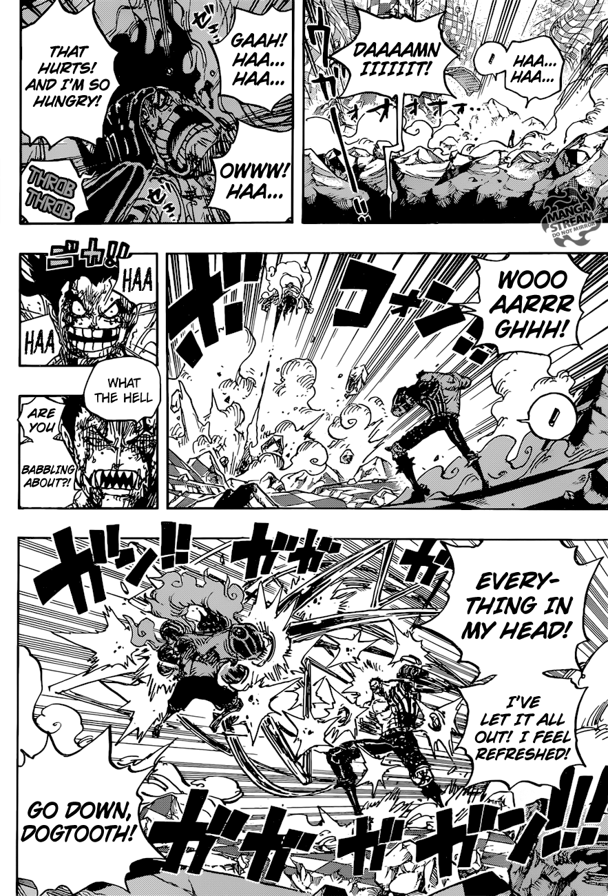 One Piece, Chapter 895 - Luffy the Pirate vs. Commander Dogtooth image 12