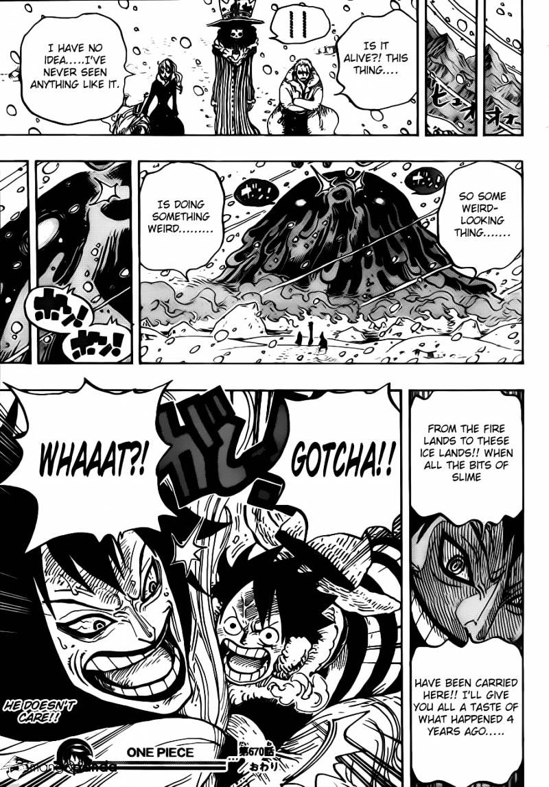 One Piece, Chapter 670 - Blizzards with a chance of slime image 17