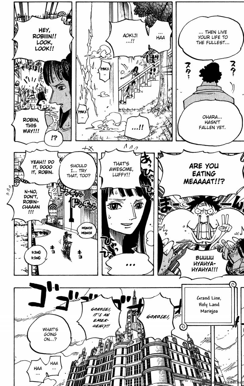 One Piece, Chapter 433 - The Name Of The Sea image 17