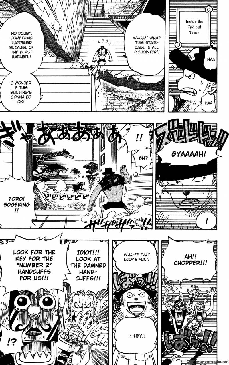 One Piece, Chapter 402 - Handcuff Number 2 image 12