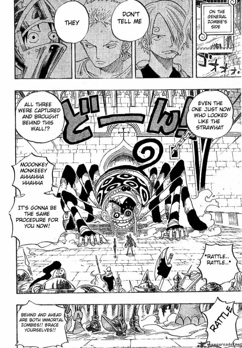 One Piece, Chapter 453 - Cloudy With A Small Chance Of Bone image 13