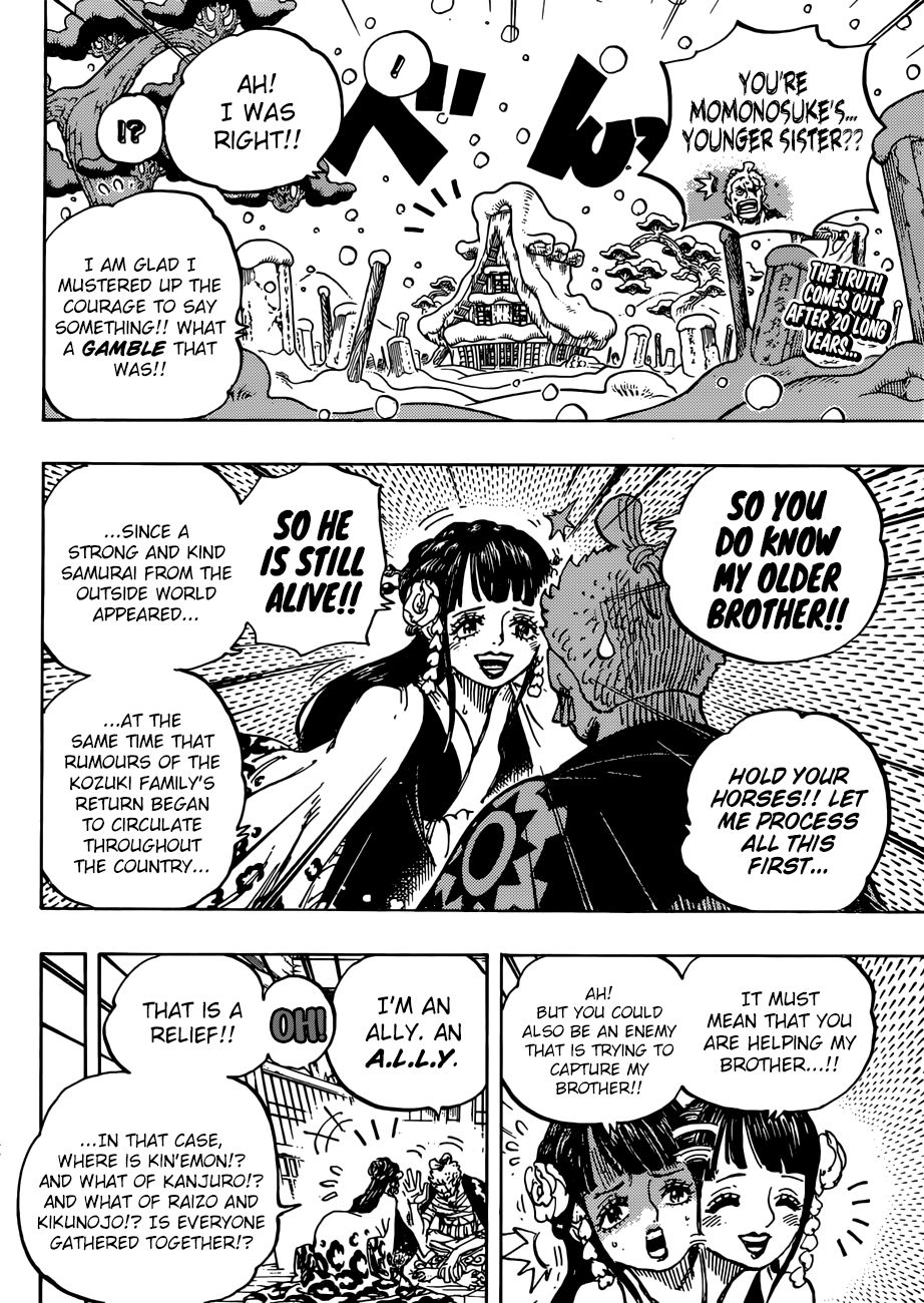 One Piece, Chapter 939 - An Old Hyourse Knows The Way image 03