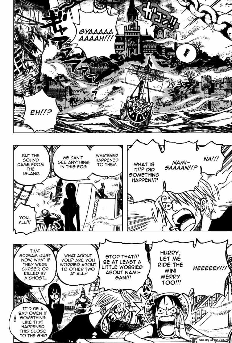 One Piece, Chapter 444 - Adventure At The Ghost Island image 09