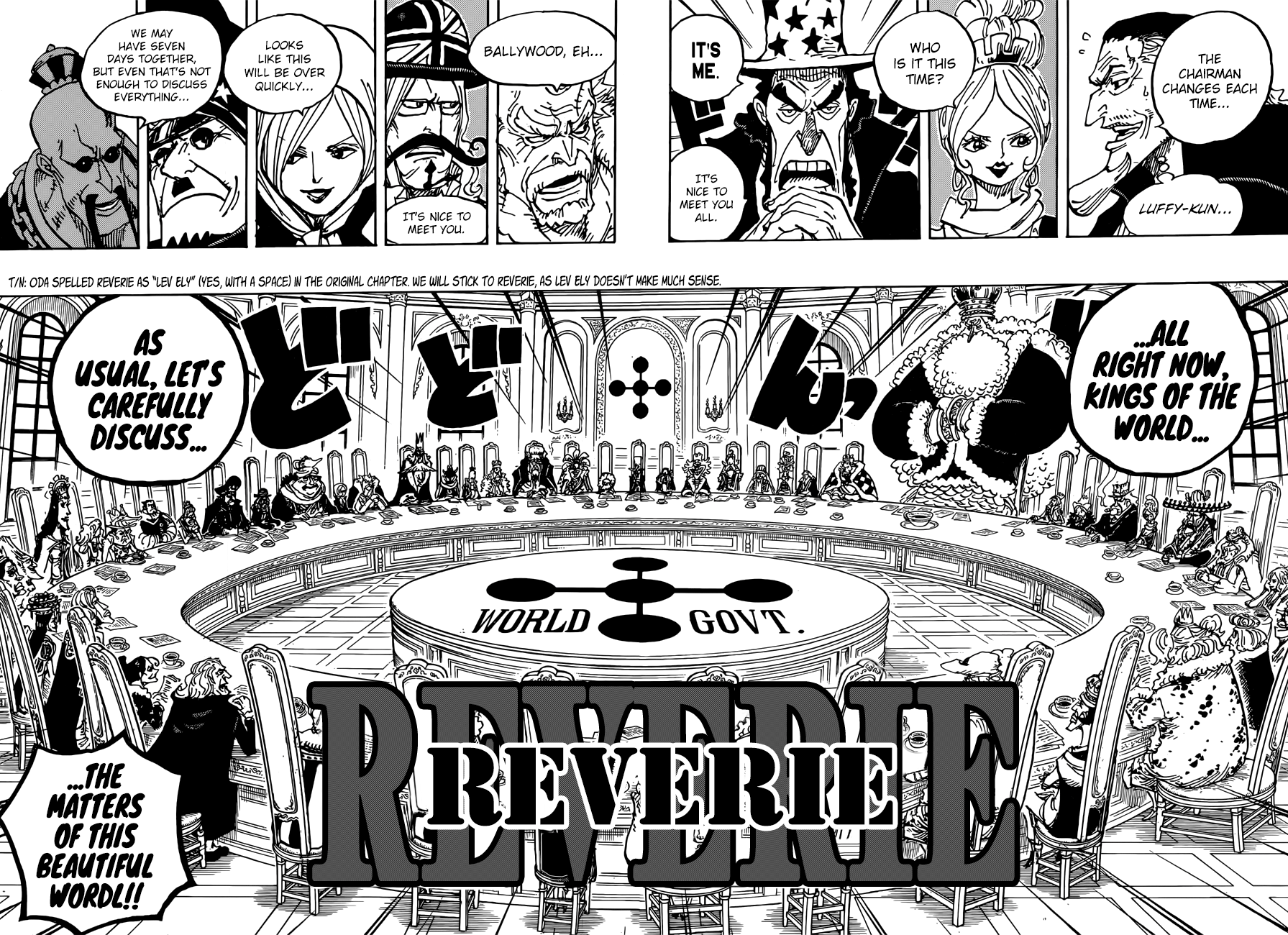One Piece, Chapter 908 - The Reverie Begins image 12