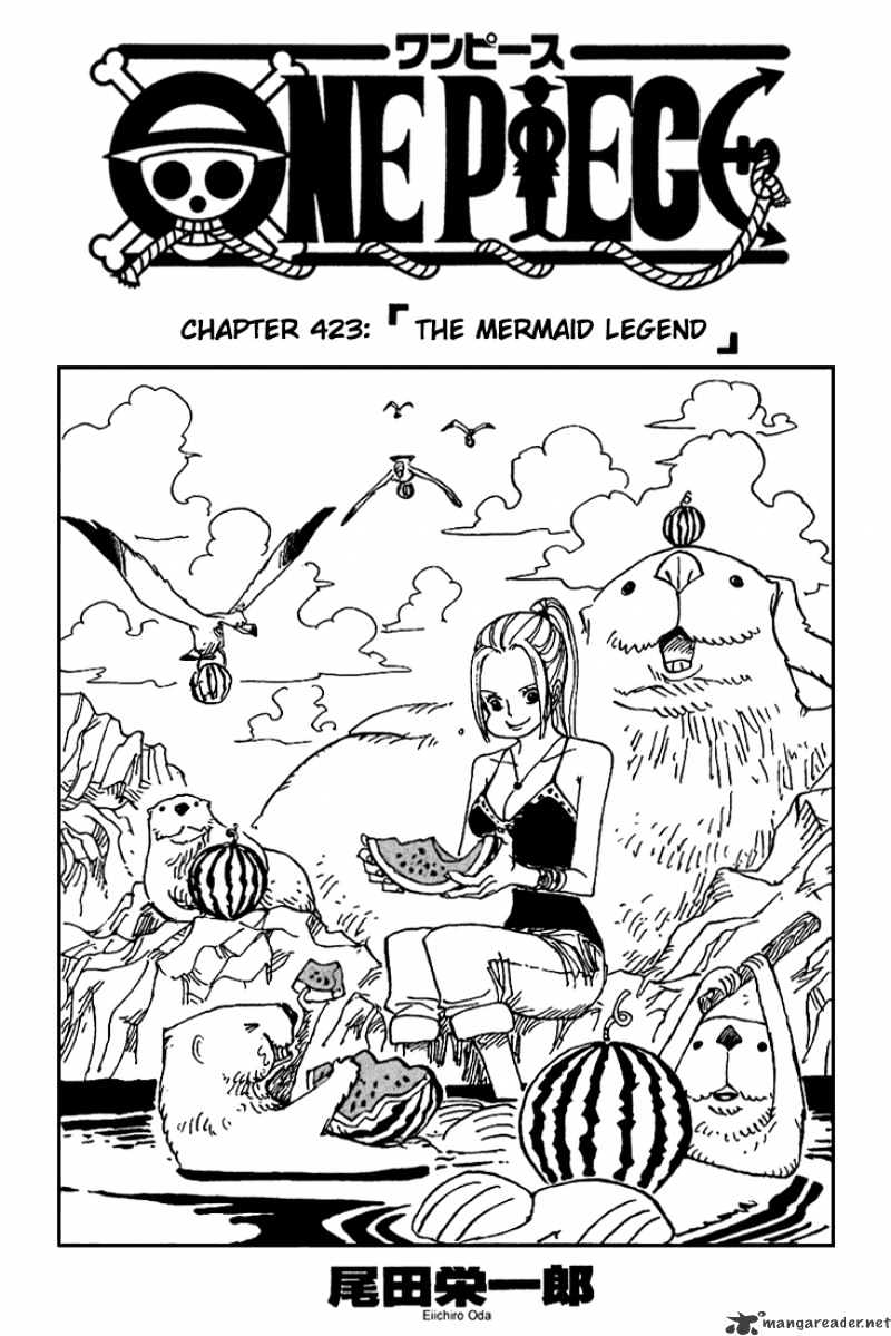 One Piece, Chapter 423 - The Mermaid Legend image 01
