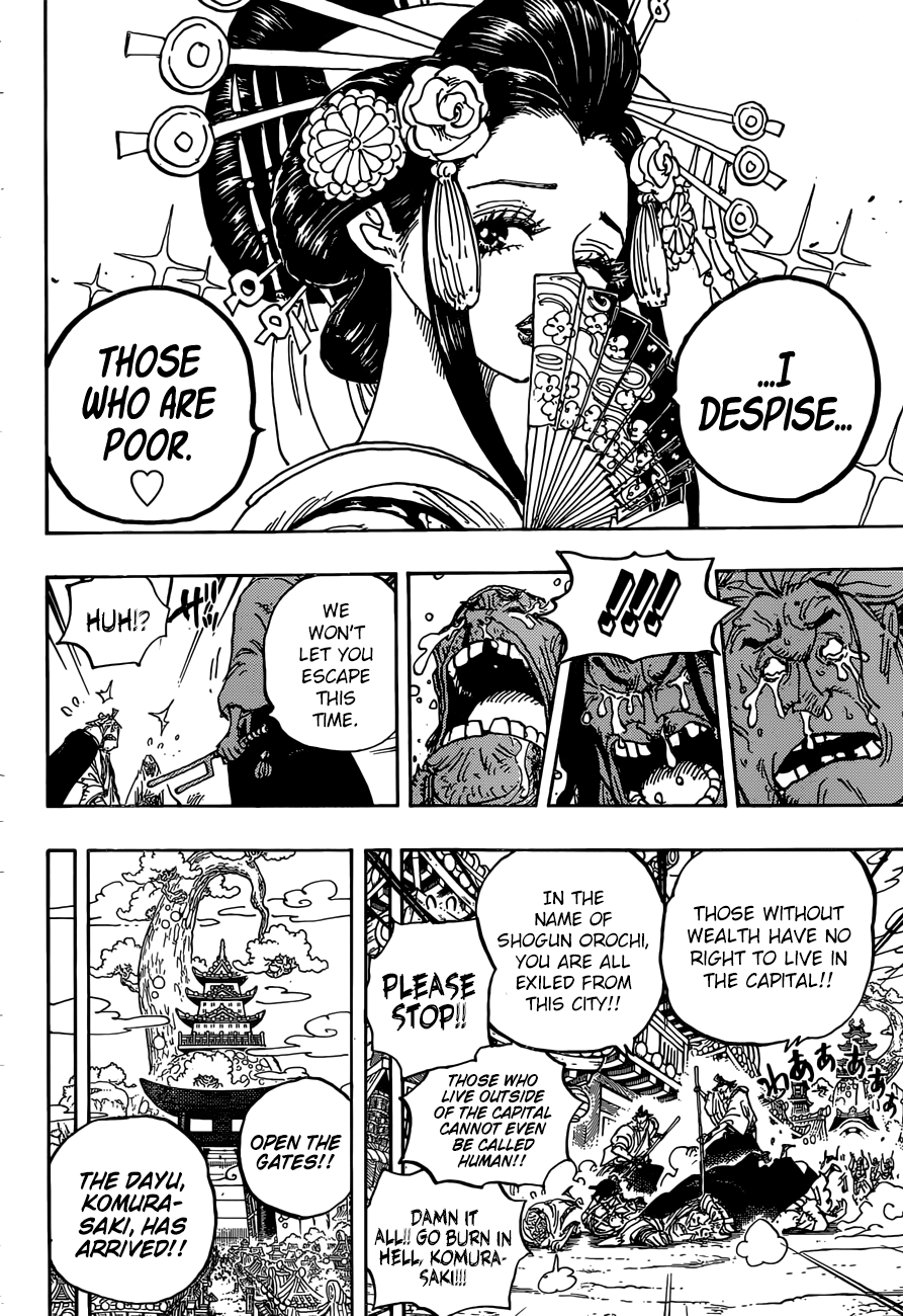 One Piece, Chapter 928 - The Courtesan Komurasaki Takes The Stage image 18