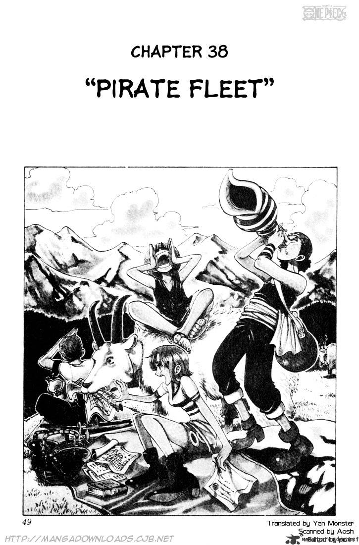 One Piece, Chapter 38 - The Pirates Group image 01