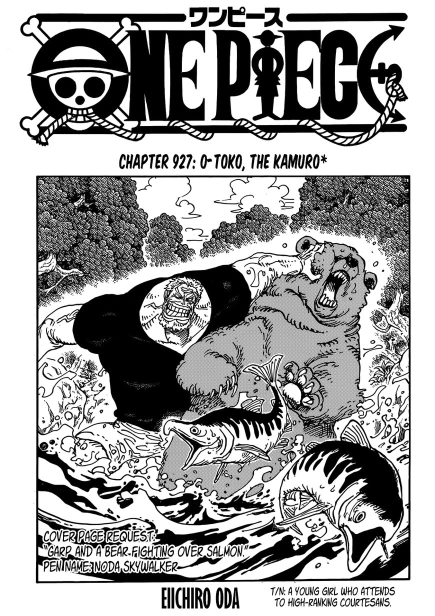 One Piece, Chapter 927.1 - 927 image 01