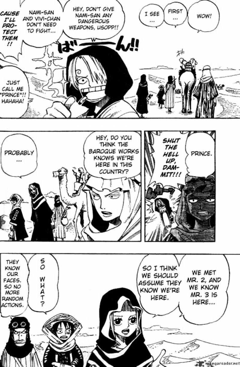 One Piece, Chapter 168 - Rainbase, Town of Dreams image 04