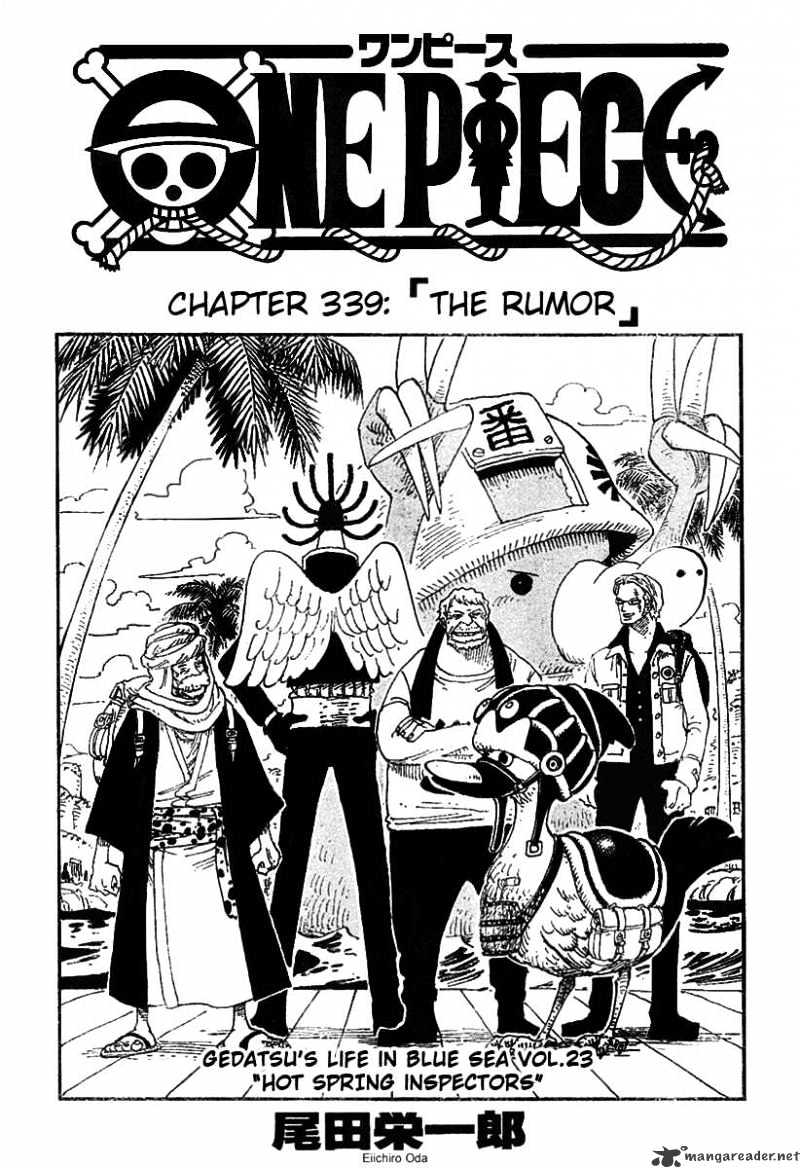 One Piece, Chapter 339 - The Rumor image 01