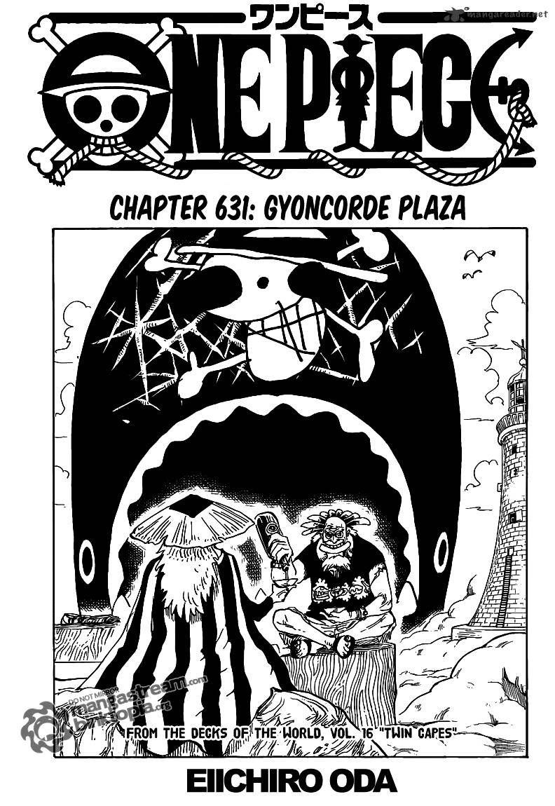 One Piece, Chapter 631 - Gyoncorde Plaza image 01