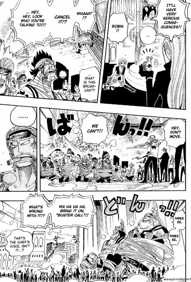 One Piece, Chapter 409 - Bad News Emergency Boardcasting image 07
