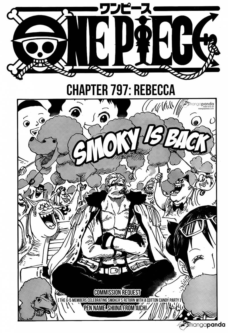 One Piece, Chapter 797 - Rebecca image 01