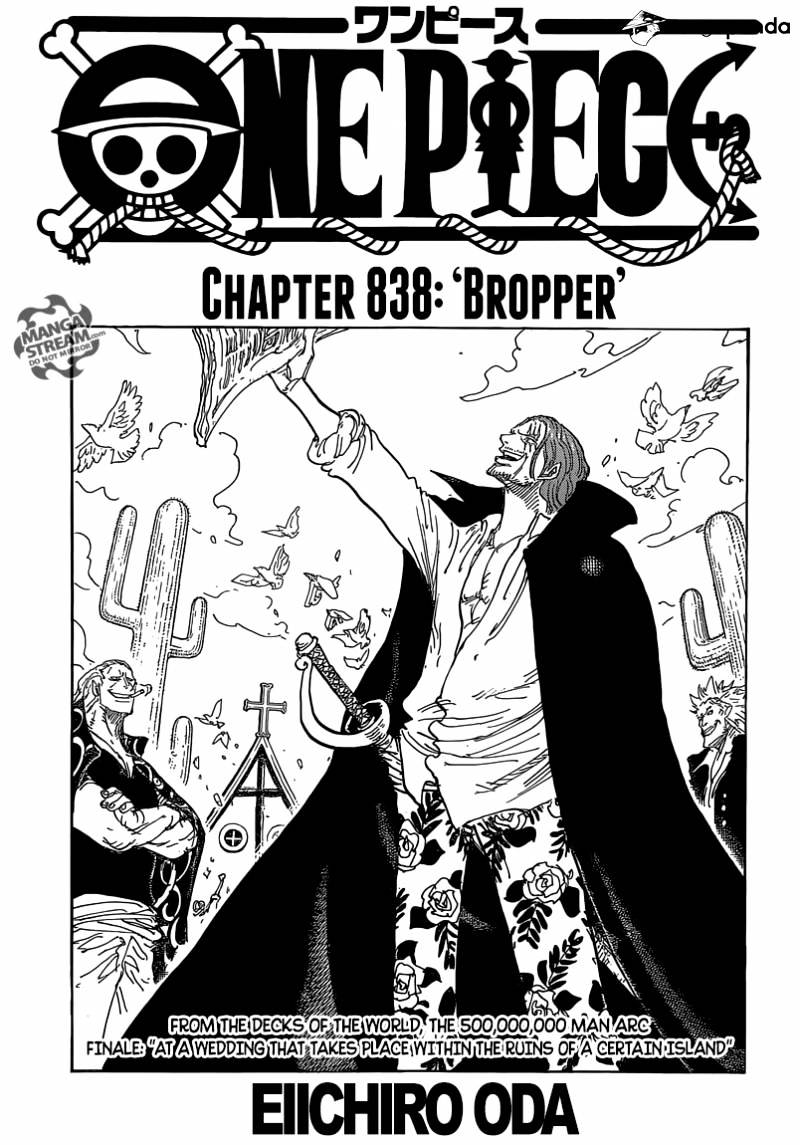 One Piece, Chapter 838 - Bropper image 01
