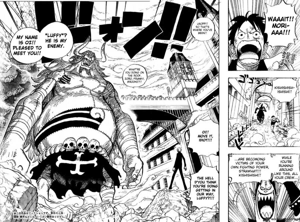 One Piece, Chapter 470 - Oz Vs The Strawhat Crew image 02