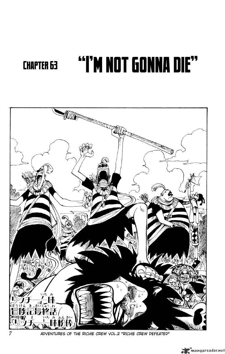 One Piece, Chapter 63 - Never Die image 07