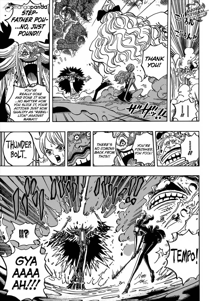 One Piece, Chapter 837 - Luffy vs Commander Cracker image 12