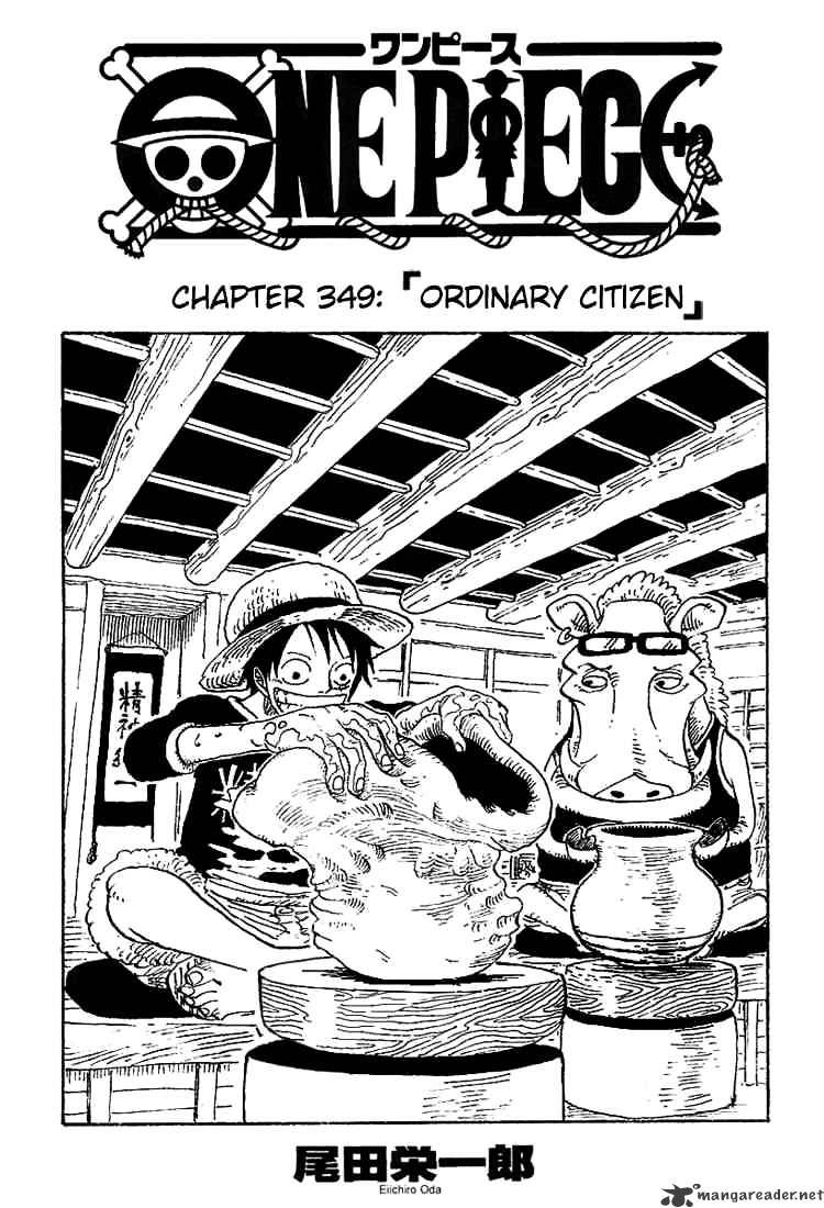 One Piece, Chapter 349 - Ordinary Citizen image 01