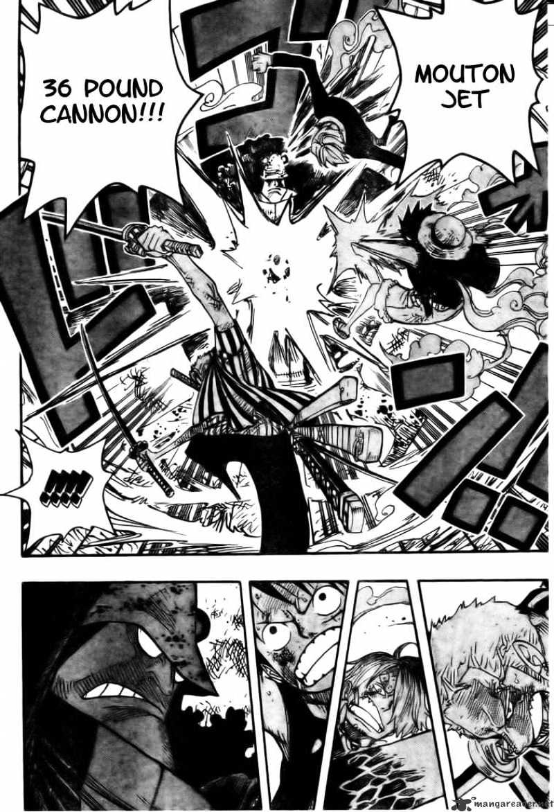 One Piece, Chapter 509 - Kizaru vs 4 Captains image 04