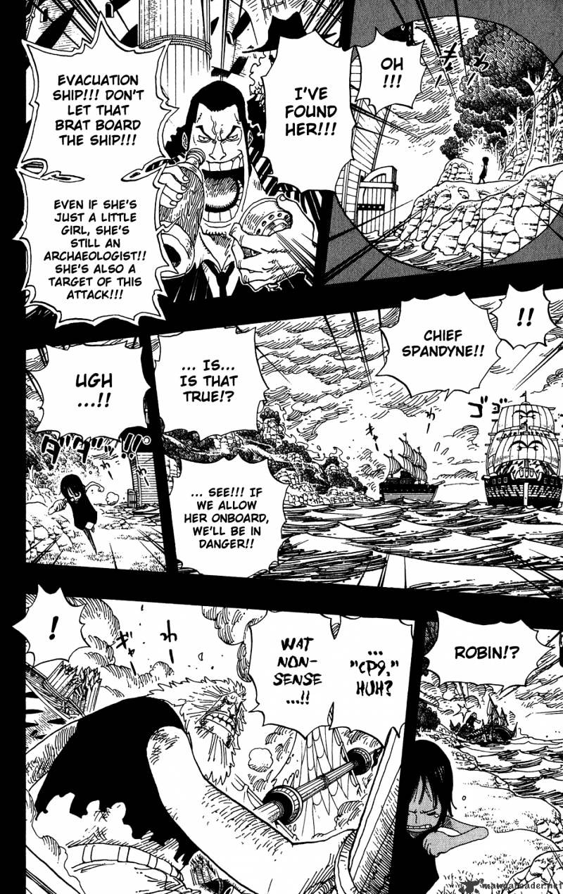 One Piece, Chapter 397 - To Reach The Future image 08