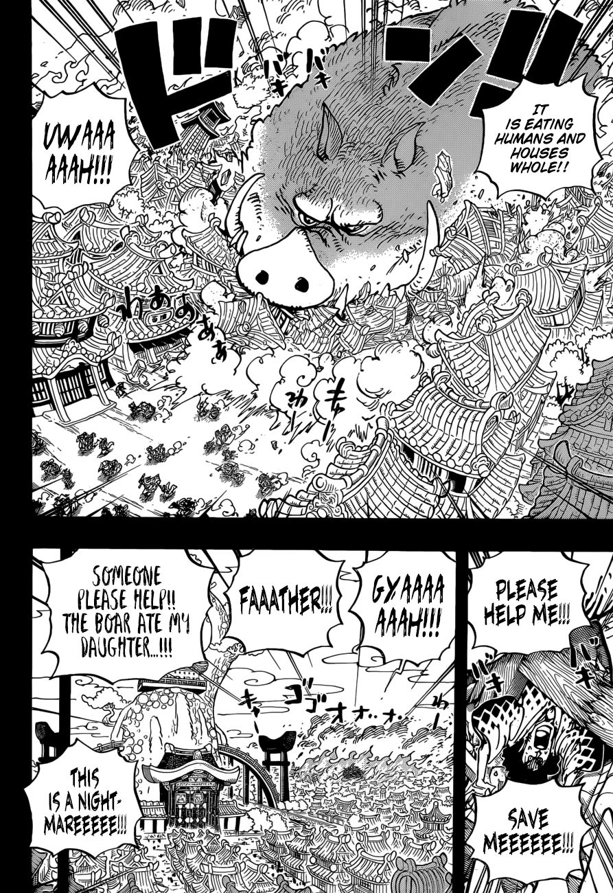 One Piece, Chapter 961 - The Mountain God Incident image 05