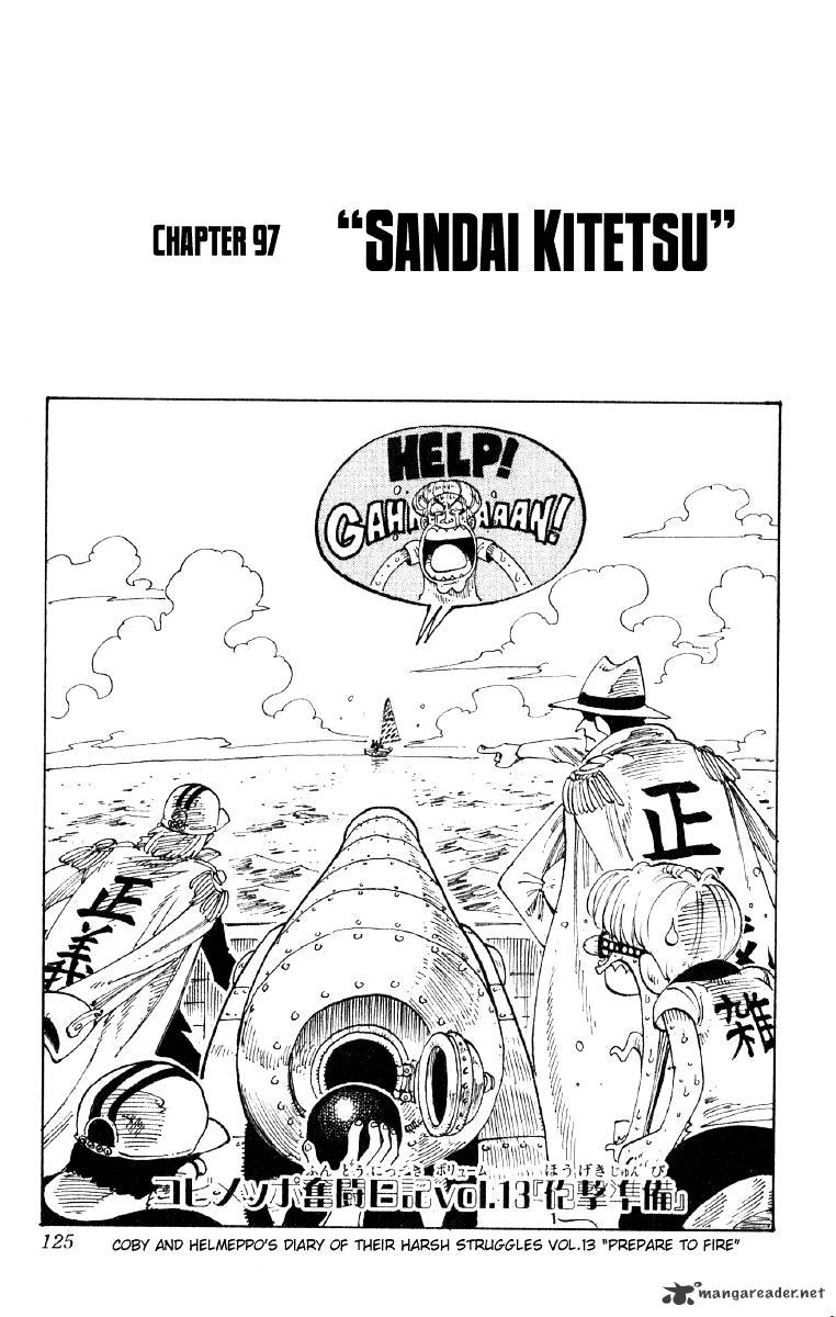 One Piece, Chapter 97 - Sungdai Kitetsu Sword image 01